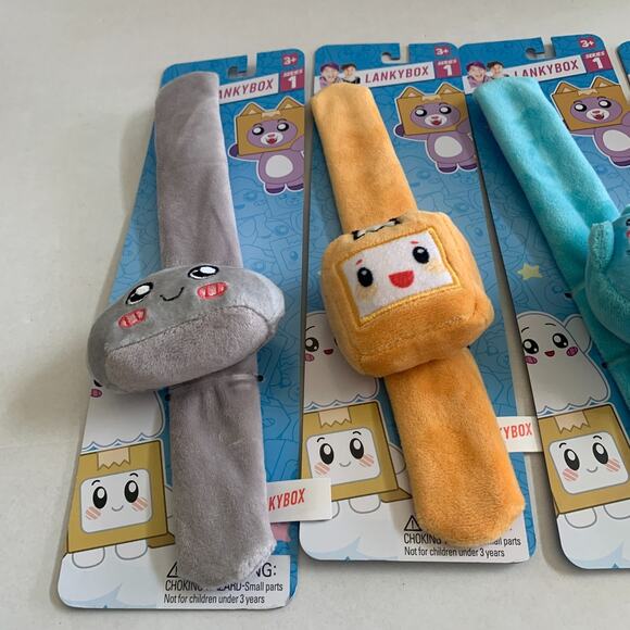 LankyBox Lot Of 4 Series 1 Slap Bracelet Collectible Plush Brand New - Picture 13 of 14